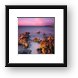 Dawn coloring the exposed ancient coral (ND110 filter) Framed Print