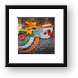 Tiled dragon Framed Print