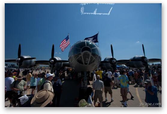Commemorative Air Force B-29 Superfortress "FIFI" Fine Art Metal Print