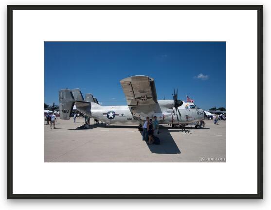 Navy C-2A Greyhound Framed Fine Art Print