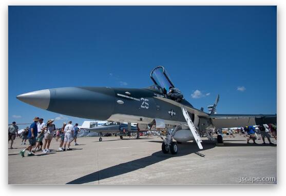 F/A-18 Super Hornet Fine Art Metal Print