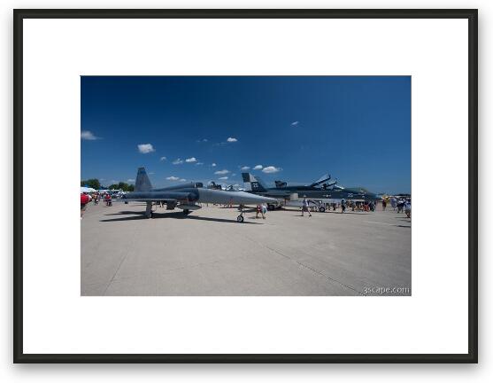 Northrop T-38 Talon and F/A-18 Super Hornet Framed Fine Art Print