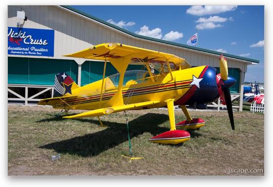 Jim Kimball Enterprises Pitts Model 12 biplane N393EC Fine Art Print