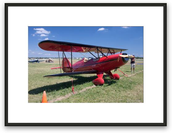 Chuck Brownlow's HATZ LB-1 Biplane N741HC Framed Fine Art Print