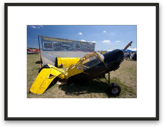 N60491 Kitfox built by boyscouts, destroyed in 2011 storm Framed Fine Art Print