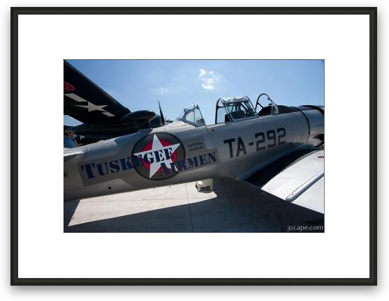 Tuskegee Airmen AT-6 Texan Advanced Trainer Framed Fine Art Print
