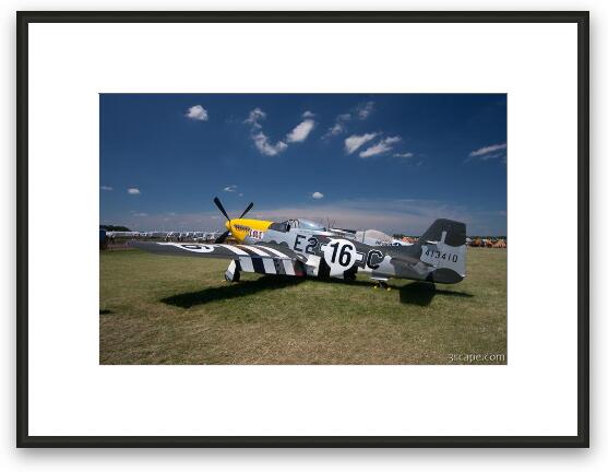 North American P-51D Mustang - Lou IV 413410 Framed Fine Art Print