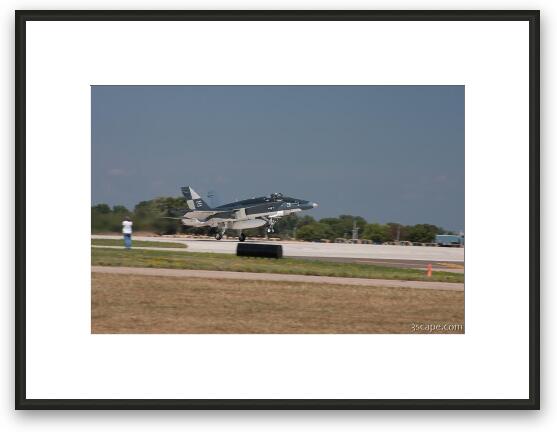 F/A-18 Super Hornet in 100th Anniversary paint scheme Framed Fine Art Print