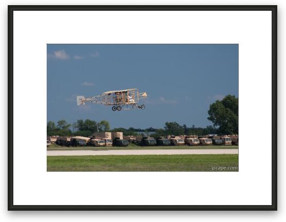 1911 Ely-Curtiss Pusher - First in Naval aviation Framed Fine Art Print