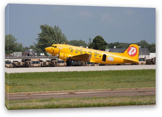 1942 Douglas DC3C "Duggy" N1XP Fine Art Canvas Print