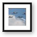 Red Star Aerobatic Team in Russian Yak-52 aircraft Framed Print