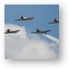 Red Star Aerobatic Team in Russian Yak-52 aircraft Metal Print