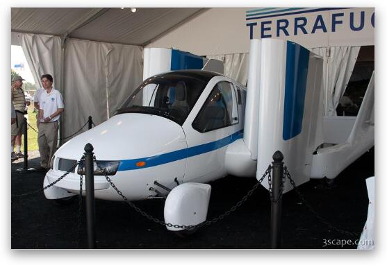 Terrafugia Transition - Flying car Fine Art Metal Print
