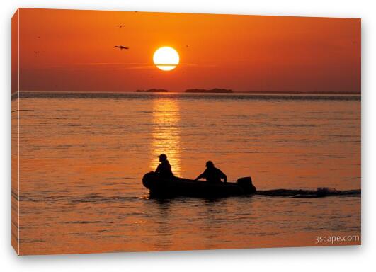 Florida Keys Sunset - from Sunset Grille Fine Art Canvas Print