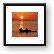 Florida Keys Sunset - from Sunset Grille Framed Print