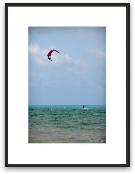 Kiteboarder Framed Fine Art Print