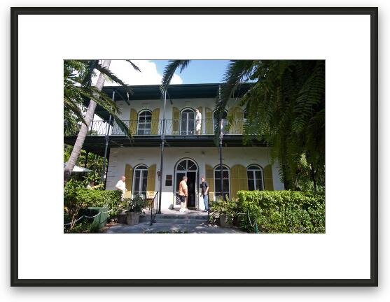 Ernest Hemingway Home Framed Fine Art Print