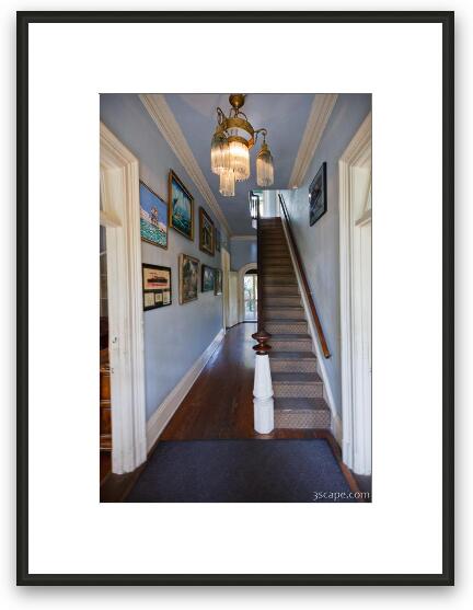 Ernest Hemingway Home (hallway and stairs) Framed Fine Art Print