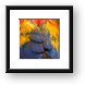Macaw Parrot Plumes Framed Print
