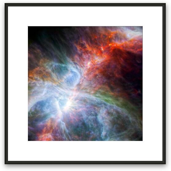 Orion's Rainbow of Infrared Light Framed Fine Art Print