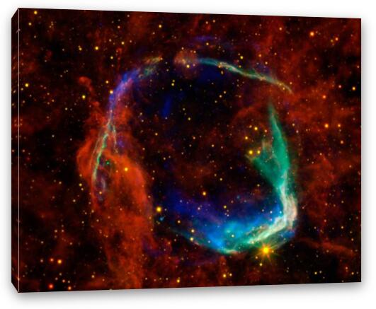 Oldest Recorded Supernova Fine Art Canvas Print