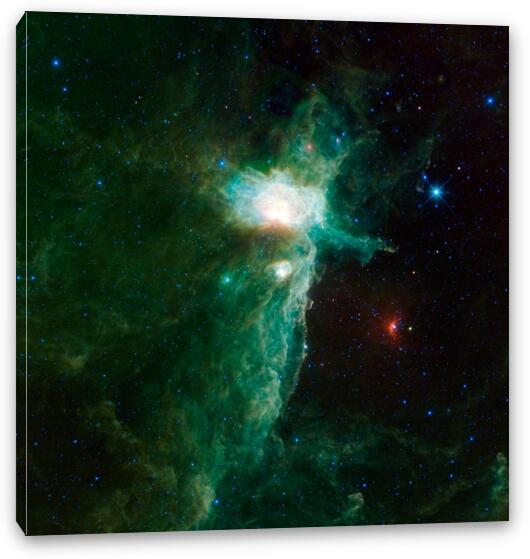 Flame Nebula Fine Art Canvas Print