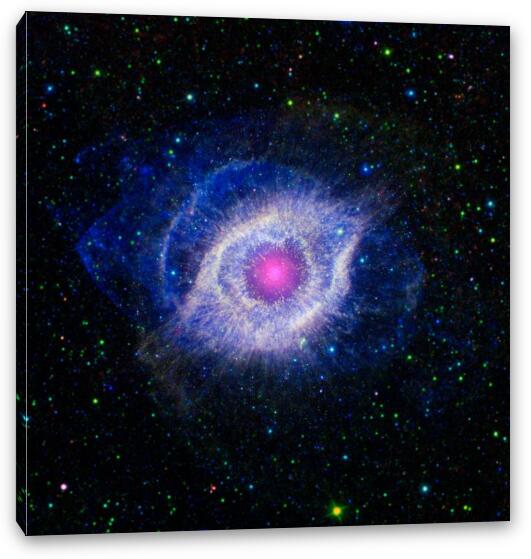 The Helix Nebula Fine Art Canvas Print