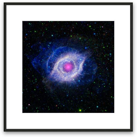 The Helix Nebula Framed Fine Art Print
