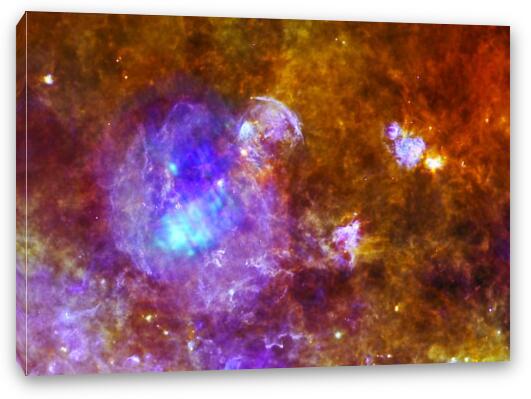  Life and Death in a Star-Forming Cloud Fine Art Canvas Print