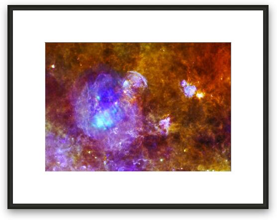  Life and Death in a Star-Forming Cloud Framed Fine Art Print