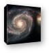 The Whirlpool Galaxy (M51) and Companion Canvas Print