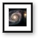 The Whirlpool Galaxy (M51) and Companion Framed Print