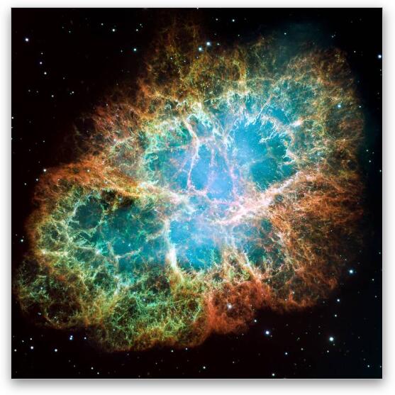Most detailed image of the Crab Nebula Fine Art Metal Print