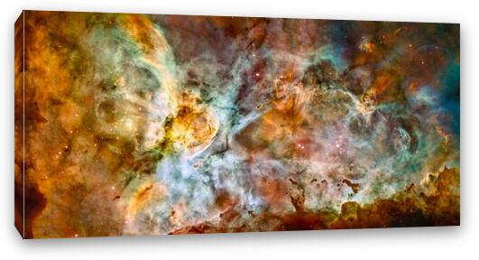 Carina Nebula Fine Art Canvas Print