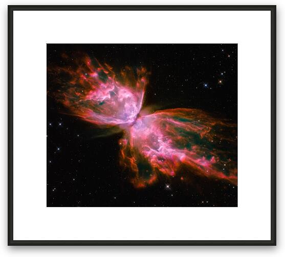 NGC6302 - The Butterfly Nebula Framed Fine Art Print