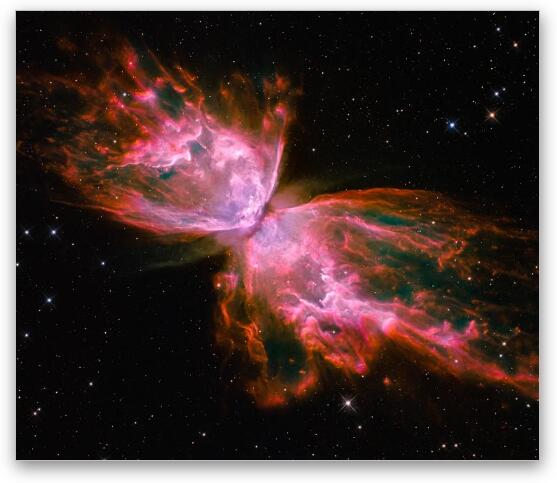 NGC6302 - The Butterfly Nebula Fine Art Metal Print