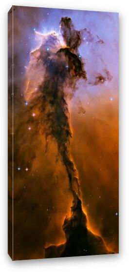 Stellar spire in the Eagle Nebula Fine Art Canvas Print