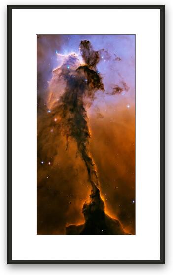 Stellar spire in the Eagle Nebula Framed Fine Art Print