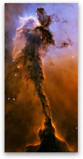 Stellar spire in the Eagle Nebula Fine Art Metal Print