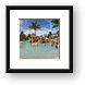 Barcelo Maya Kids Pool Framed Print