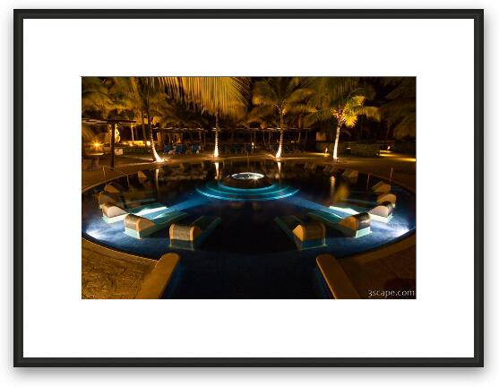 Another Barcelo Pool Framed Fine Art Print