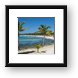 Riviera Maya Beach Framed Print