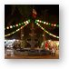 Fountain in Mexican Square Metal Print