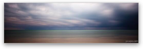 Abstract Long Exposure Beach Panoramic Fine Art Print