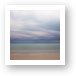 Abstract Long Exposure Beach Panoramic Art Print