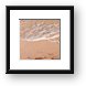 Beach Waves Panoramic Framed Print