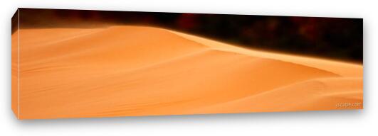 Coral Pink Sand Dunes Panoramic Fine Art Canvas Print