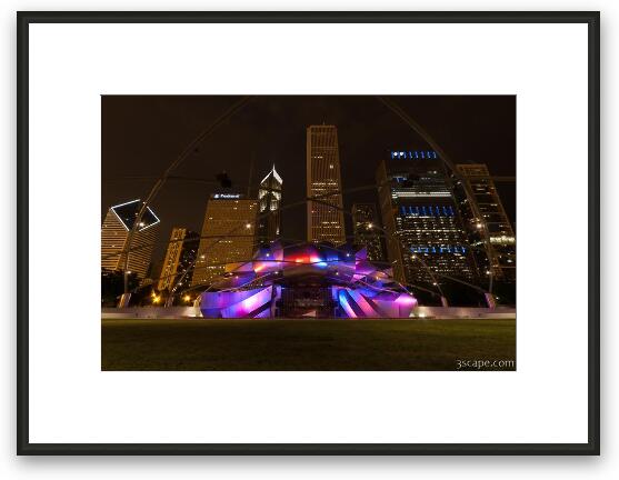 Jay Pritzker Pavilion Chicago Framed Fine Art Print