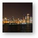 Beautiful Chicago Skyline with Fireworks (High Resolution) Metal Print