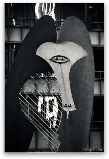 The Chicago Picasso Fine Art Metal Print